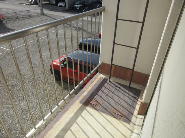 細田マンション第2のバルコニー