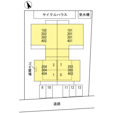 メゾン嵐山の駐車場