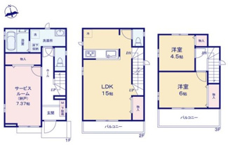 【間取り】 | 西宮市　浜町　新築戸建