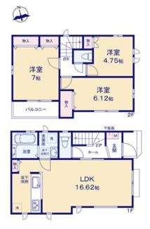 【間取り】 | 西宮市　浜町　新築戸建