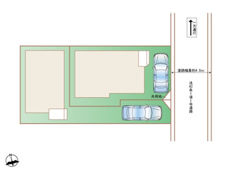 【区画図】 | 西宮市　浜町　新築戸建
