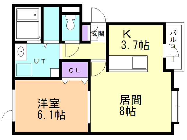 ブロード　ピークの間取り