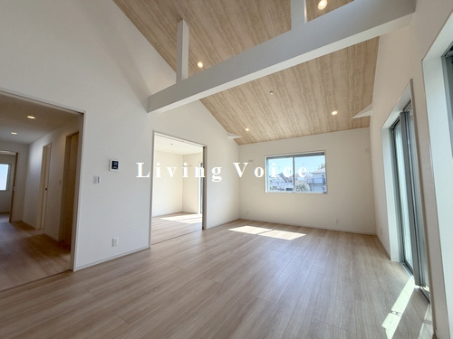 【居間・リビング】 | 【仲介手数料０円】相模原市中央区田名11期　新築一戸建て　全5棟 | 1号棟（平屋）　相模原市中央区田名11期　新築一戸建て　全5棟