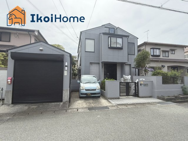 神戸市西区宮下3丁目　中古戸建の外観|敷地・建物広々の豪華なお家！安心の鉄骨造！お車2台駐車可！玉津インターまで近く通勤・お出かけも便利♪