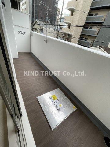 エステムコート新梅田のバルコニー|陽当たり良好なバルコニーです