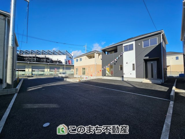 CRADLEGARDEN宇都宮市川田町第6　4号棟の前面道路含む現地写真|前面道路含む現地写真