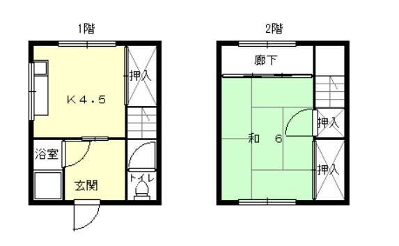 御立二戸一の間取り