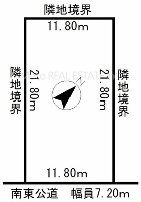 【区画図】 | 北見市柏陽町中古住宅