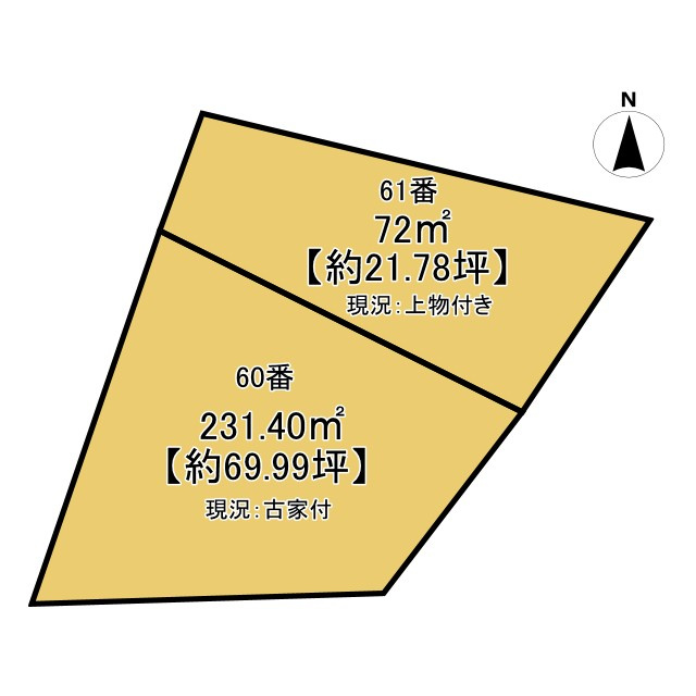 【価格改定】亀岡市篠町山本南条の土地図|約91.77坪の建築条件無売土地！
お好きなハウスメーカー・工務店で建築可能です。