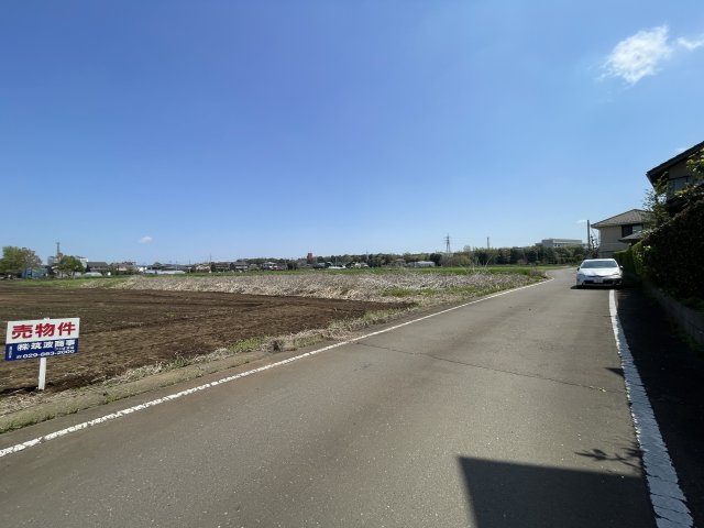 つくば市上原　１５０坪の敷地のその他|前面道路