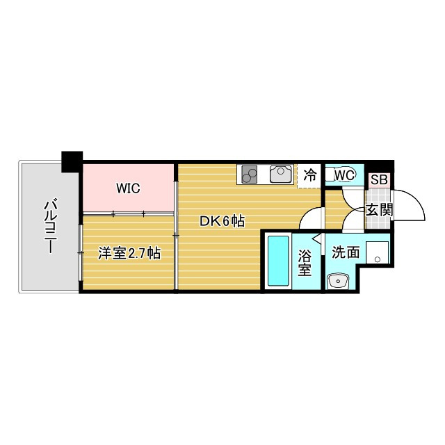 セレニテ新大阪エクラの間取り