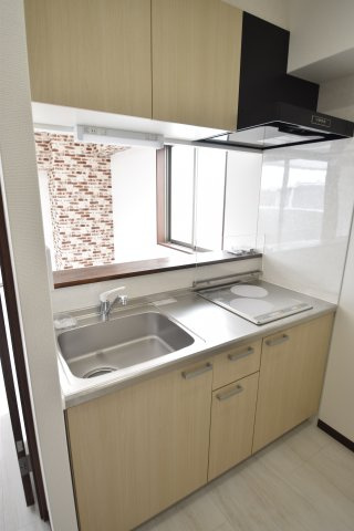 大阪市城東区中央３丁目の賃貸マンションのキッチン