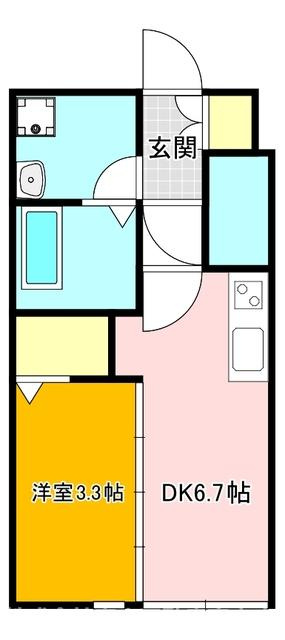 サンシティ直方の間取り