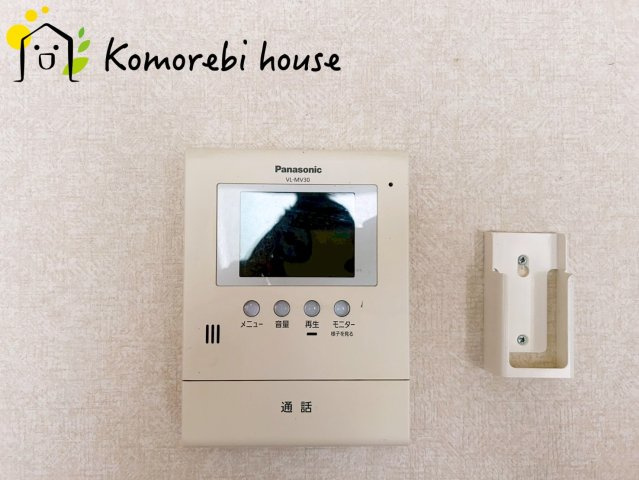 さいたま市北区奈良町　中古一戸建ての防犯設備|モニター付インターホンです