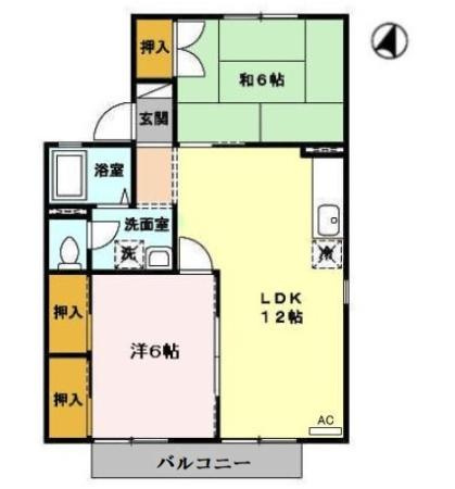 エスボワール　A棟の間取り