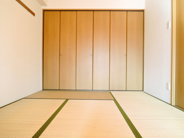 マンションヒットの寝室