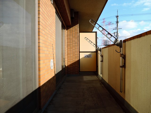 マンションヒットのバルコニー