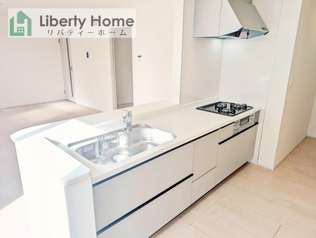 ひたちなか市稲田10期　新築戸建　7号棟のキッチン