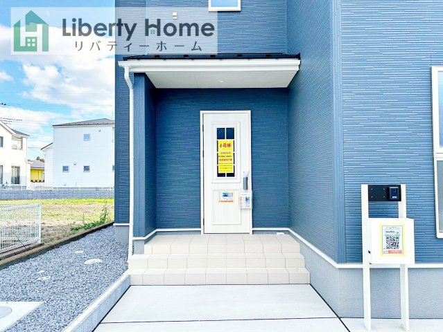 ひたちなか市稲田10期　新築戸建　6号棟のエントランス