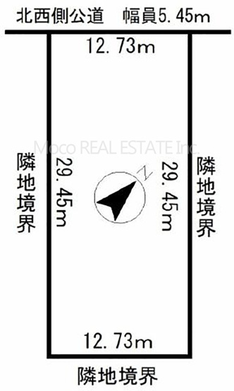 【区画図】 | 北見市端野町中古住宅