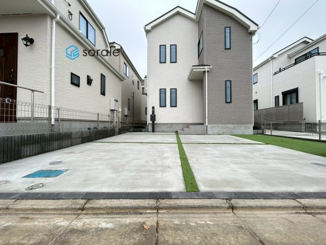 所沢上新井　全8棟　ハートフルタウンの駐車場|令和7年12月25日撮影。