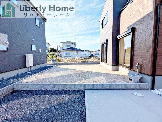 ひたちなか市稲田10期　新築戸建　4号棟の庭