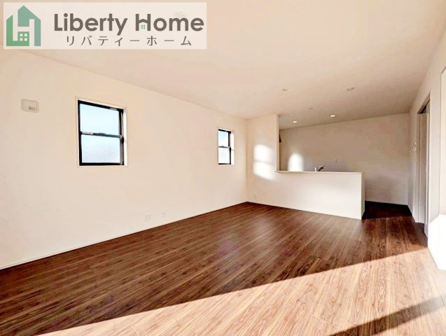 ひたちなか市稲田10期　新築戸建　4号棟の居間・リビング