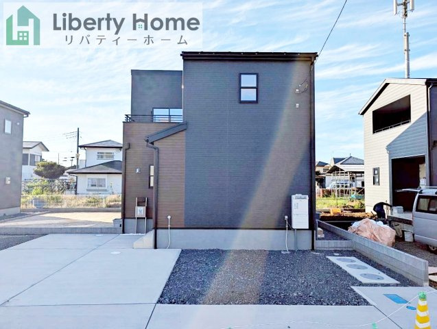 ひたちなか市稲田10期　新築戸建　4号棟の外観