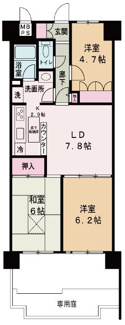 【間取り】 | 朝日プラザCITYウェストヒル神戸 C棟 | ３ＬＤＫ