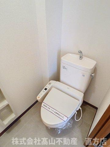 宮若市長井鶴のアパートのトイレ