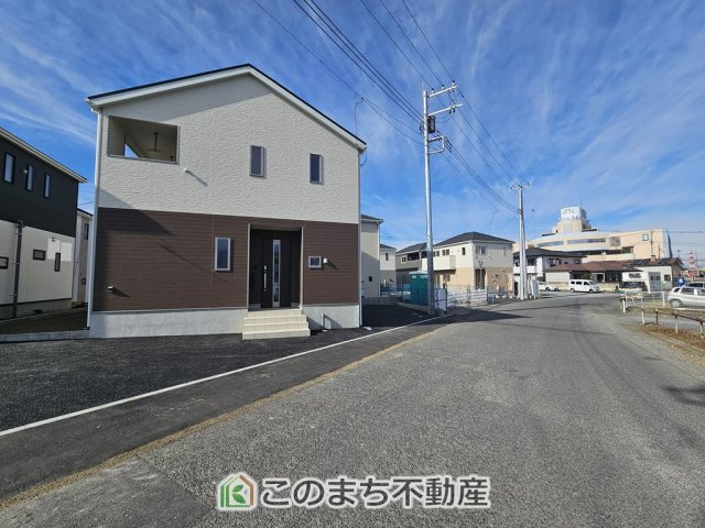 CRADLEGARDEN宇都宮市川田町第6　10号棟の前面道路含む現地写真|前面道路含む現地写真