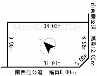 【区画図】 | 北見市南仲町中古住宅