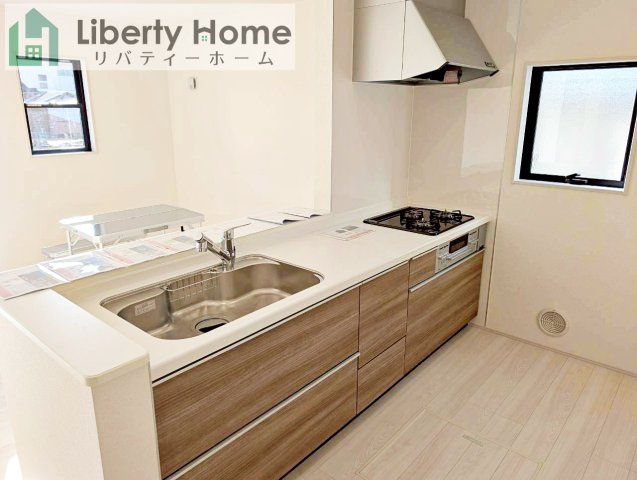 ひたちなか市稲田10期　新築戸建　1号棟のキッチン