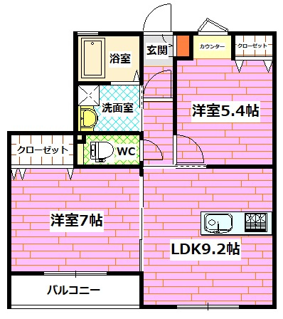 中野APARTMENTSの間取り