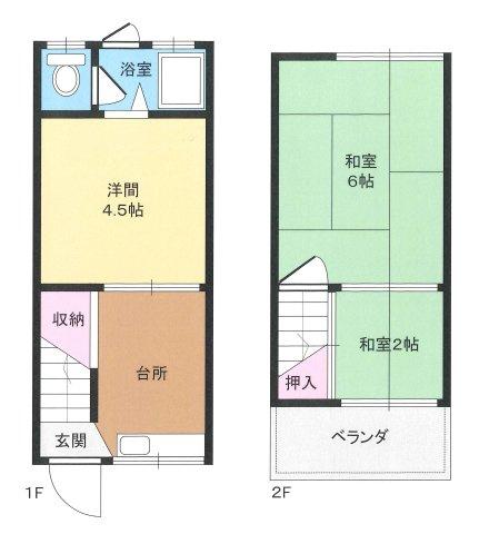 【間取り】 | 江瀬美町貸家