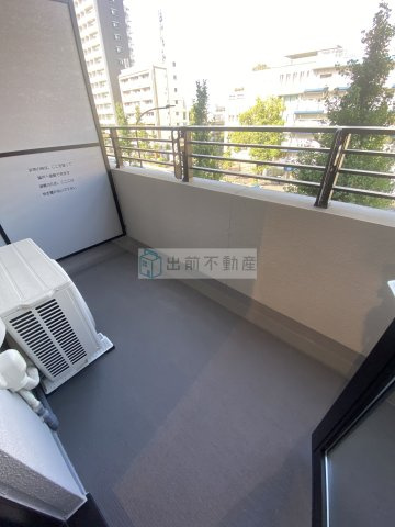 文京区白山４丁目の賃貸マンションのバルコニー