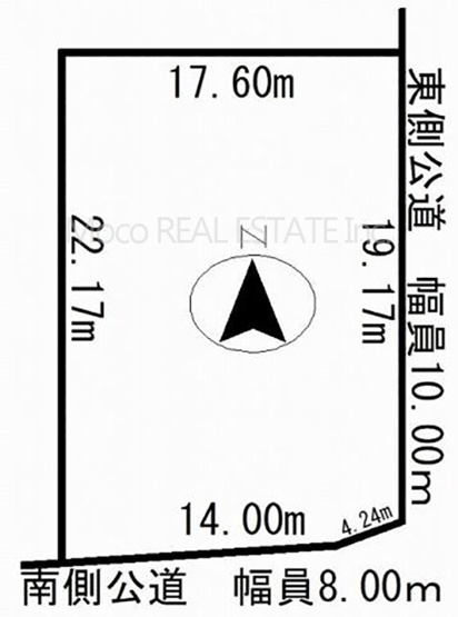 【区画図】 | 北見市緑ヶ丘中古住宅