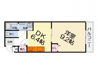 【間取り】 | フジパレス式内町Ⅰ番館