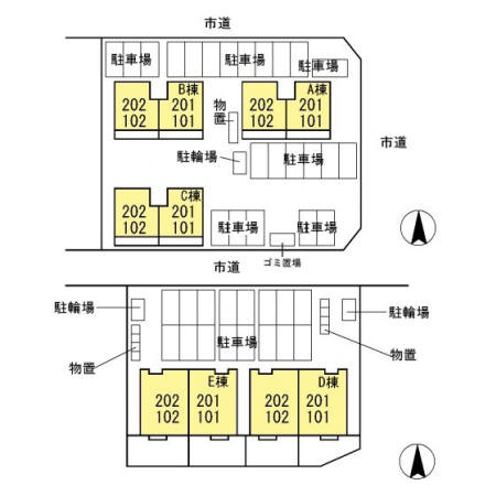 プレイン　Cの区画図