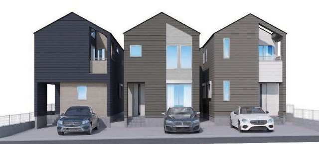 【横浜市保土ケ谷区権太坂2丁目24全3棟新築戸建て】★仲介手数料無料★（境木小学校・境木中学校）