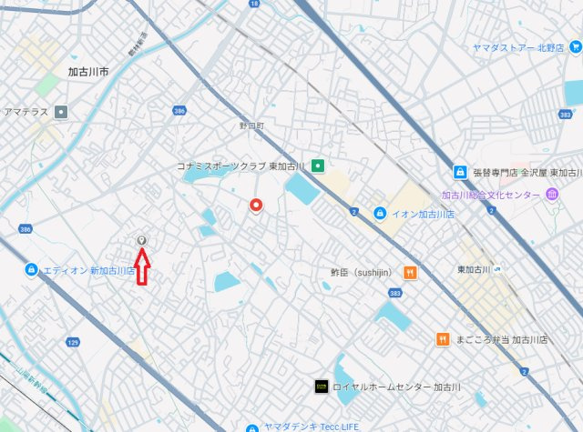 【地図】 | 加古川市野口町長砂8期（全3棟）　3号棟