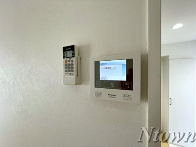 【セキュリティ】 | pavillonhonnêtebiwajima | モニター付きインターフォンです