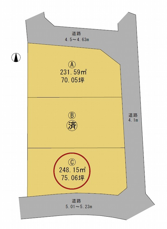 高崎市藤塚町売土地  C号地