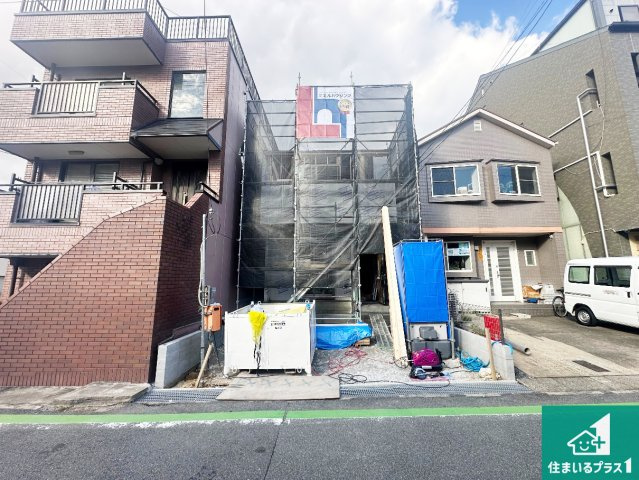 宇治市開町　第1期　新築一戸建ての外観|周辺は落ち着いた街並みの住宅地！子育てがしやすい住環境です！まだ未完成ですが、現地でしかわからない事もございます。是非一度ご覧ください。