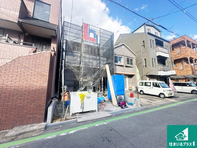 宇治市開町　第1期　新築一戸建ての外観|周辺は落ち着いた街並みの住宅地！子育てがしやすい住環境です！まだ未完成ですが、現地でしかわからない事もございます。是非一度ご覧ください。