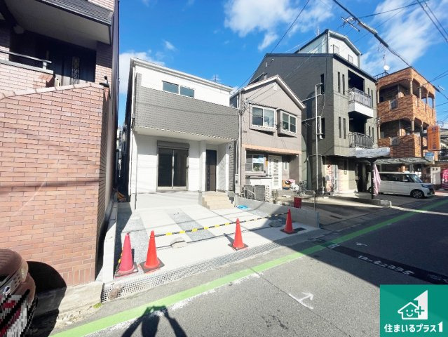 宇治市開町　第1期　新築一戸建ての外観|お客様に長く安心して住んでいだだける事にこだわった家づくり！住んでからのアフターサービスにもしっかりと取り組んでいます！