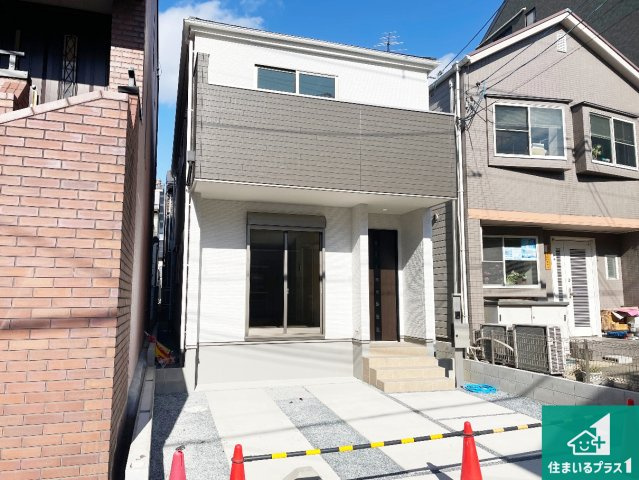 宇治市開町　第1期　新築一戸建ての外観|お客様に長く安心して住んでいだだける事にこだわった家づくり！住んでからのアフターサービスにもしっかりと取り組んでいます！