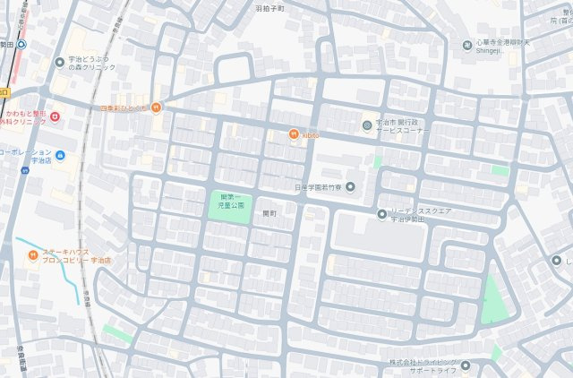 宇治市開町　第1期　新築一戸建ての地図