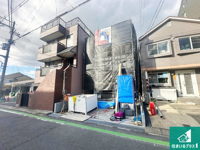 宇治市開町　第1期　新築一戸建ての外観|周辺は落ち着いた街並みの住宅地！子育てがしやすい住環境です！まだ未完成ですが、現地でしかわからない事もございます。是非一度ご覧ください。
