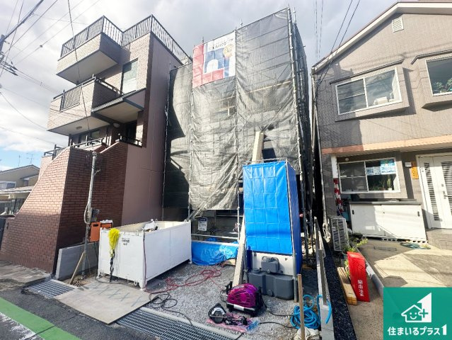 宇治市開町　第1期　新築一戸建ての外観|周辺は落ち着いた街並みの住宅地！子育てがしやすい住環境です！まだ未完成ですが、現地でしかわからない事もございます。是非一度ご覧ください。